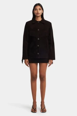 Duran Suede Jacket Carob