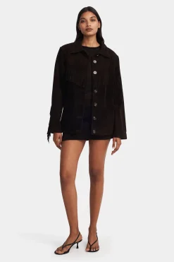 Duran Suede Jacket Carob