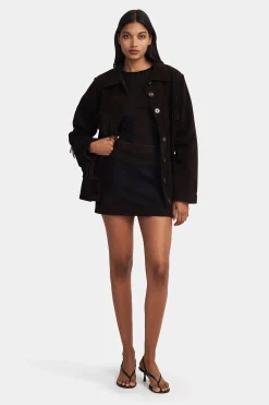 Duran Suede Jacket Carob