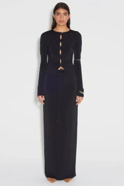 Eileen Jersey Top Black