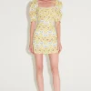 Ellie Mini Dress Ivory Dahlia
