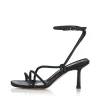 Ember Heel Black Leather