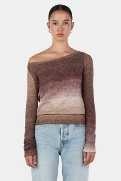 Emmy Knit Top Mocha Marle