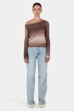 Emmy Knit Top Mocha Marle