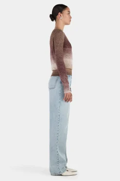 Emmy Knit Top Mocha Marle