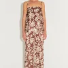 Eugenia Tailored Pant Chocolate Floral