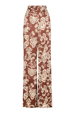 Eugenia Tailored Pant Chocolate Floral
