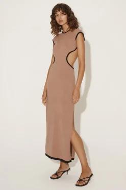 Evelyn Dress Mocha