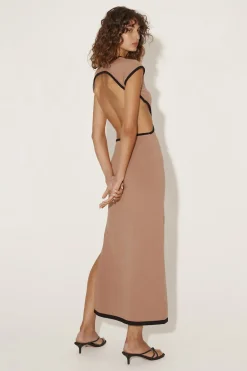 Evelyn Dress Mocha