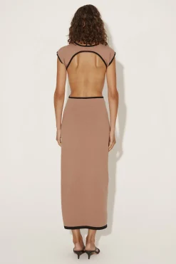 Evelyn Dress Mocha