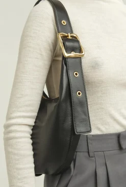 Everyday Croissant Bag Black
