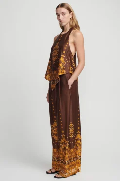 Favella Halter Top Choc Empress