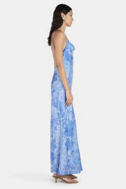 Florencia Midi Dress Blue Crush