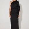 Formosa One Shoulder Top Black