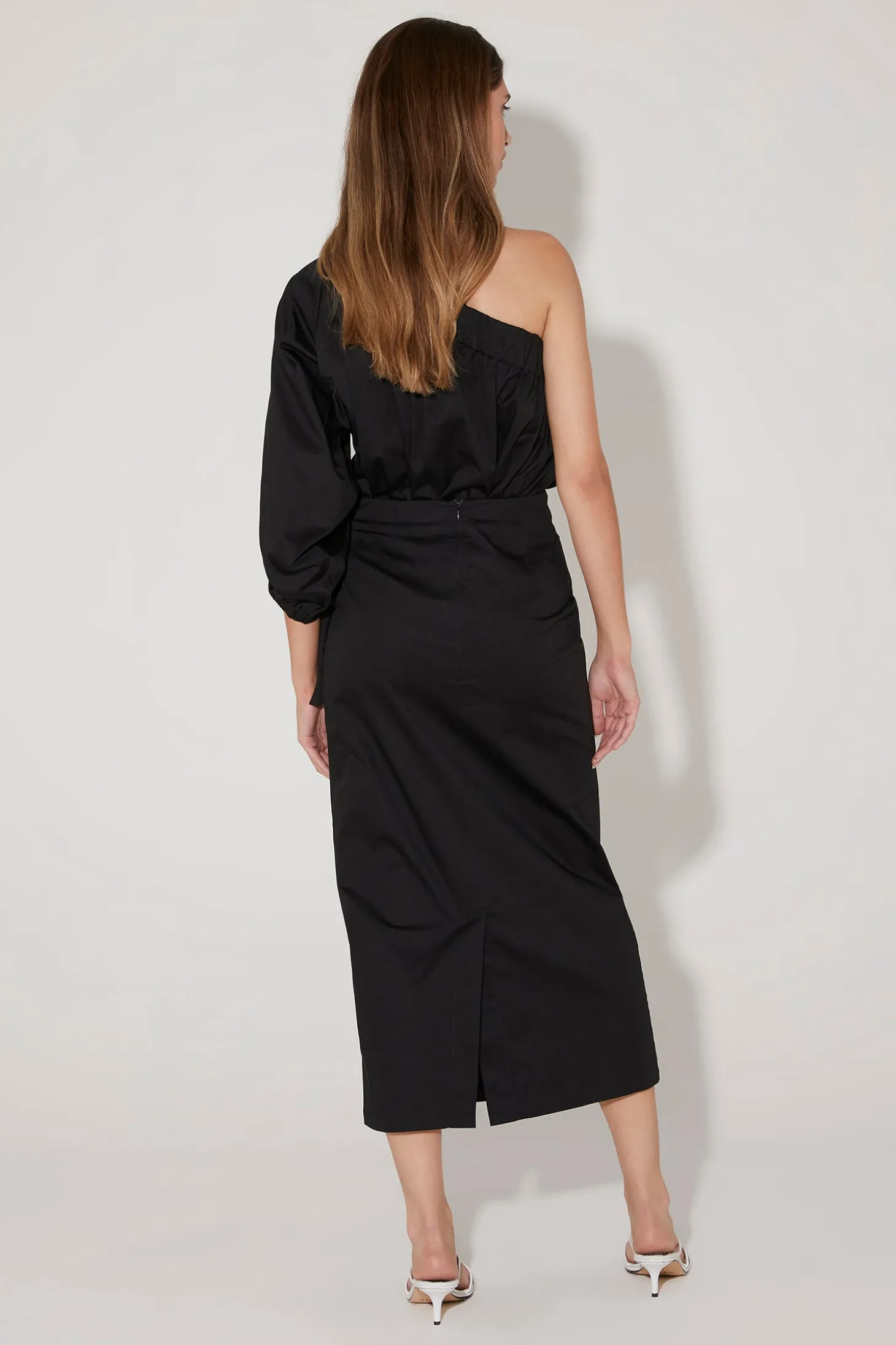 Formosa One Shoulder Top Black