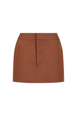 Forrester Suit Skirt Chocolate