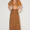 Freya Skirt Cocoa Leaf