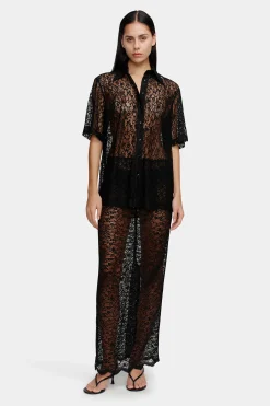 Gabrielle Shirt Black