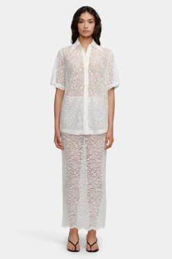 Gabrielle Shirt White