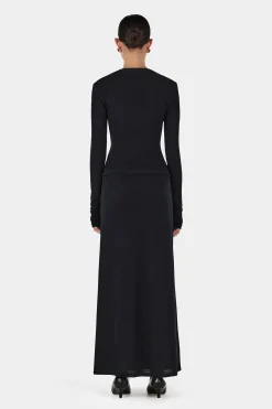 Gerard Wool Skirt Black