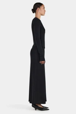 Gerard Wool Skirt Black