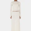 Gerard Wool Skirt Ivory