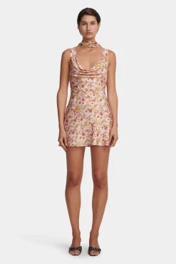 Goldie Mini Dress Pink Vine