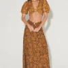 Greer Top Gold Leaf