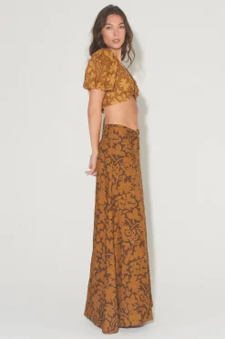 Greer Top Gold Leaf