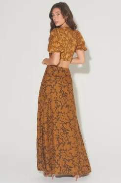 Greer Top Gold Leaf