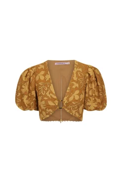 Greer Top Gold Leaf
