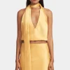 Harper Halter Top Amber