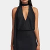 Harper Halter Top Black