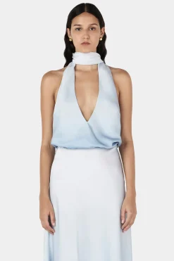 Harper Halter Top Ocean Spray