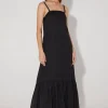 Harvest Strappy Maxi Dress Black