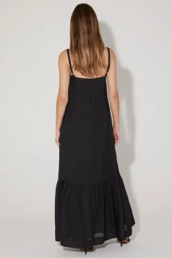 Harvest Strappy Maxi Dress Black