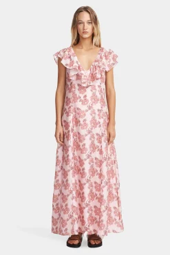 Henrietta Dress Orchid Bloom