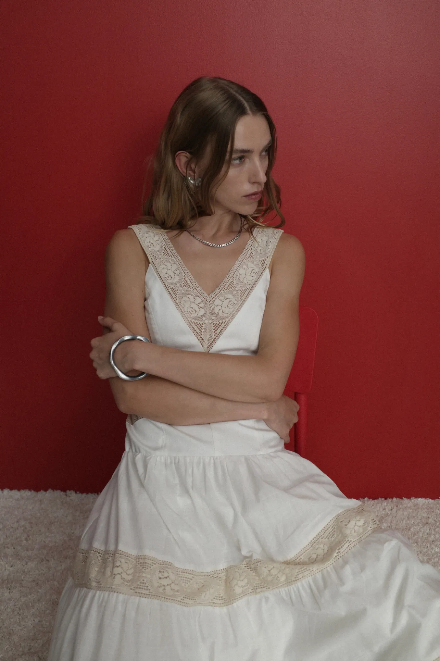 Herron Dress Ivory / Beige