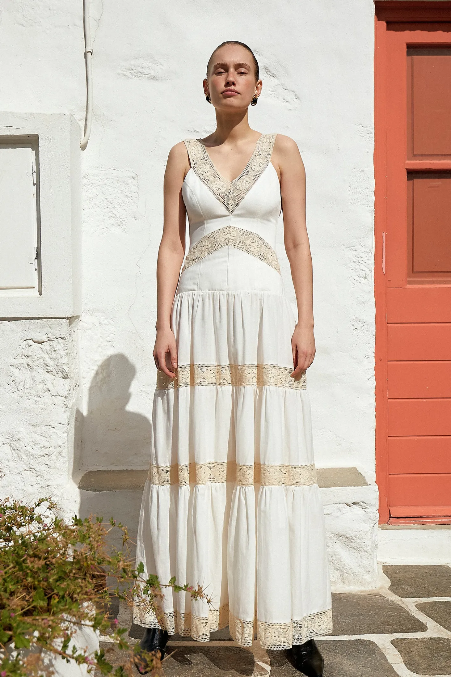 Herron Dress Ivory / Beige
