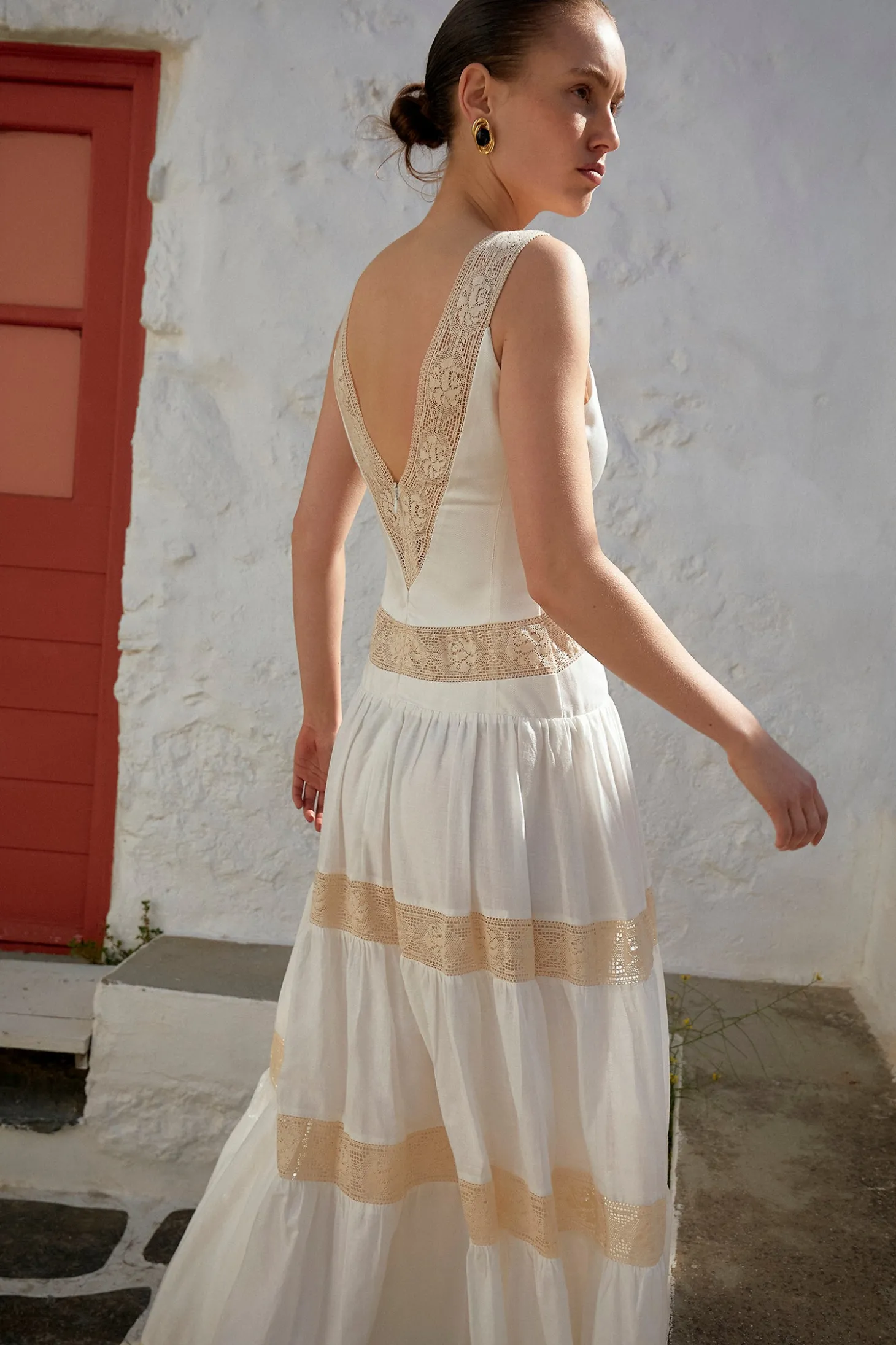 Herron Dress Ivory / Beige