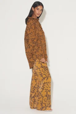 Immanuel Shirt Cocoa Leaf