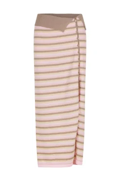 Impala Knit Midi Skirt Neapolitan