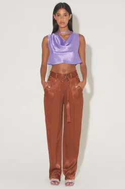 Irina Pant Chestnut