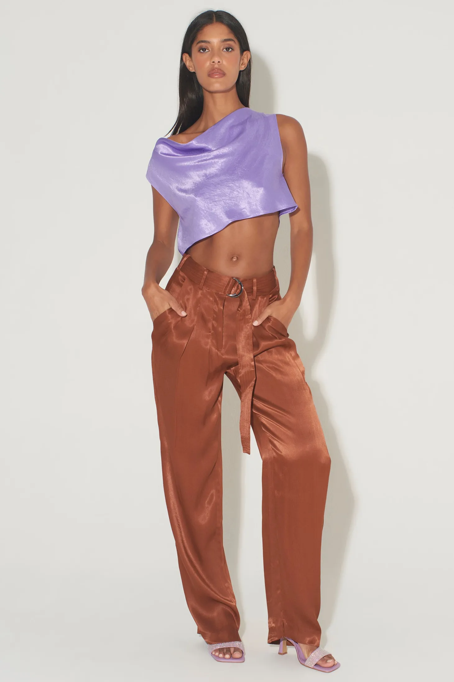 Irina Pant Chestnut