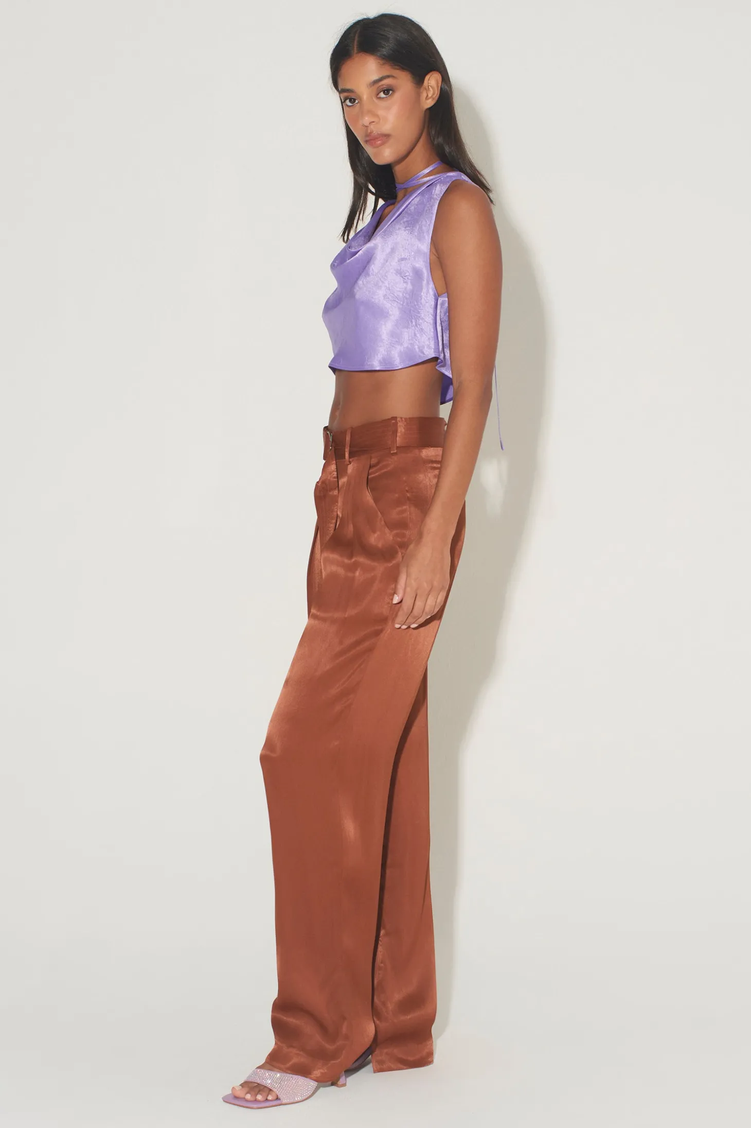Irina Pant Chestnut