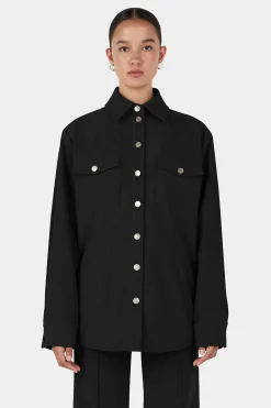 Jackson Corduroy Shirt Black