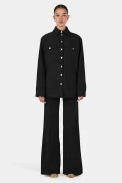 Jackson Corduroy Shirt Black