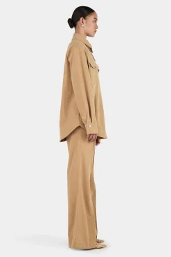 Jackson Corduroy Shirt Taupe