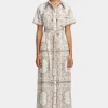 Joe Midi Dress Beige Bandana