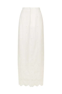 Josephine Pencil Skirt White Jasmine